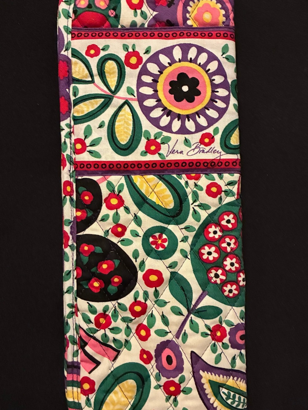 Vera Bradley Folkloric Curling Flat Iron Cover Heat Resistant Travel Case